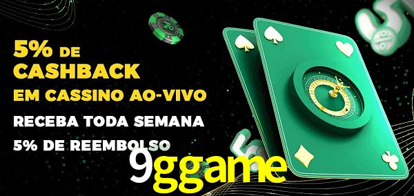 Promoções do cassino ao Vivo 9ggame